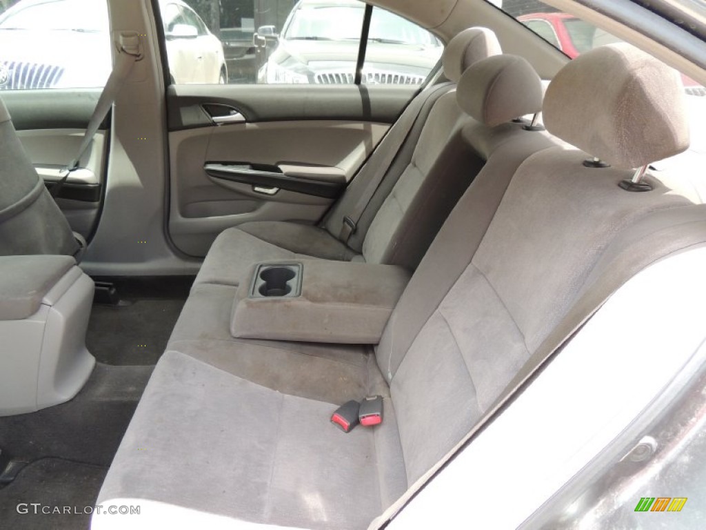 2008 Honda Accord LX Sedan Rear Seat Photos