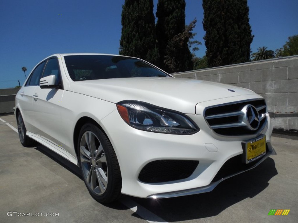 2014 E 350 Sport Sedan - Diamond White Metallic / Black photo #11