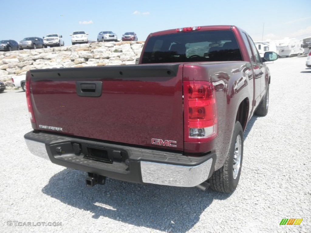 2013 Sierra 1500 SL Extended Cab - Sonoma Red Metallic / Dark Titanium photo #13