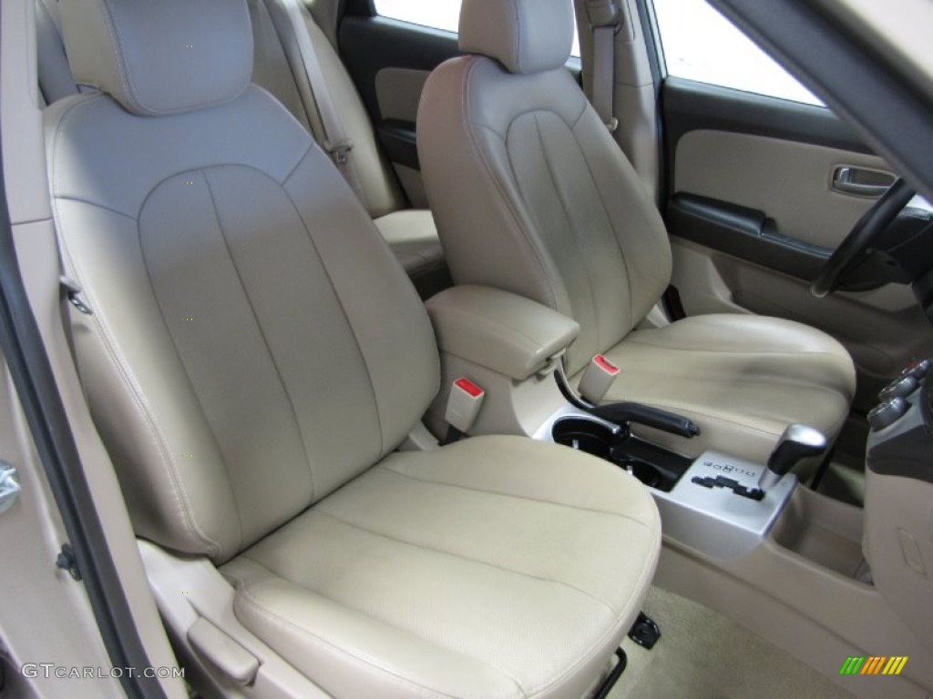 2007 Elantra GLS Sedan - Laguna Sand Beige / Beige photo #8