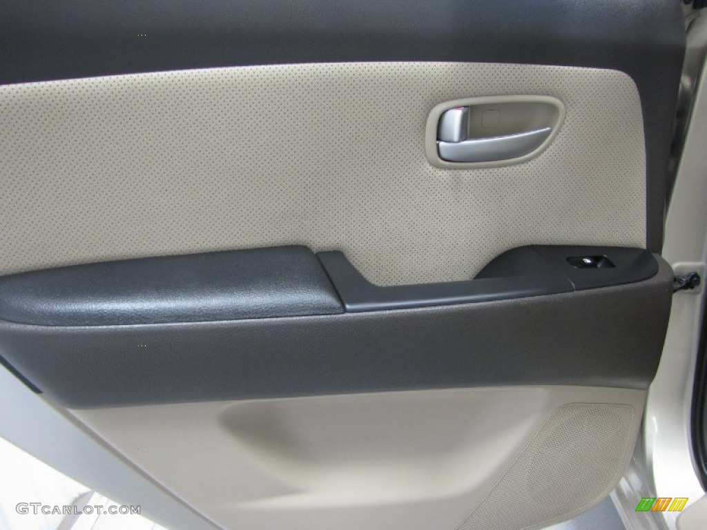 2007 Elantra GLS Sedan - Laguna Sand Beige / Beige photo #11