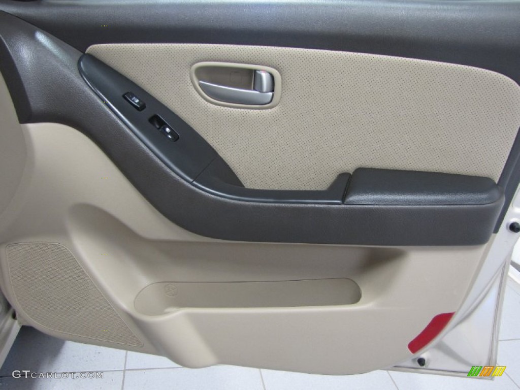 2007 Elantra GLS Sedan - Laguna Sand Beige / Beige photo #13