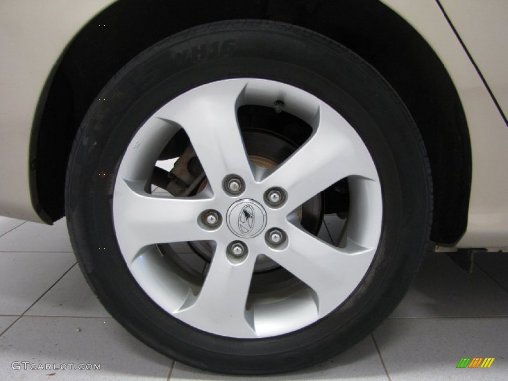 2007 Elantra GLS Sedan - Laguna Sand Beige / Beige photo #24