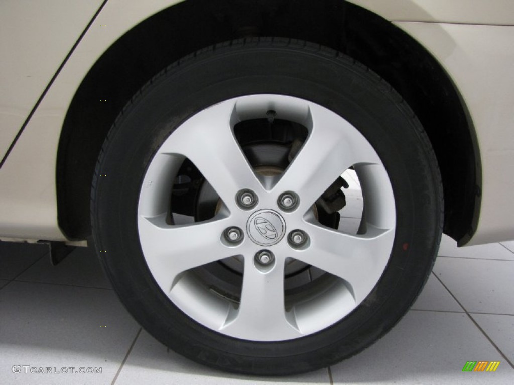 2007 Elantra GLS Sedan - Laguna Sand Beige / Beige photo #25