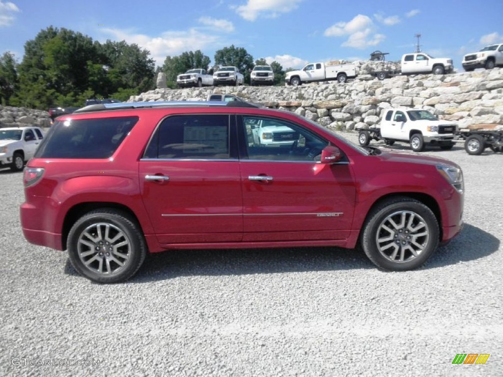 Crystal Red Tintcoat GMC Acadia