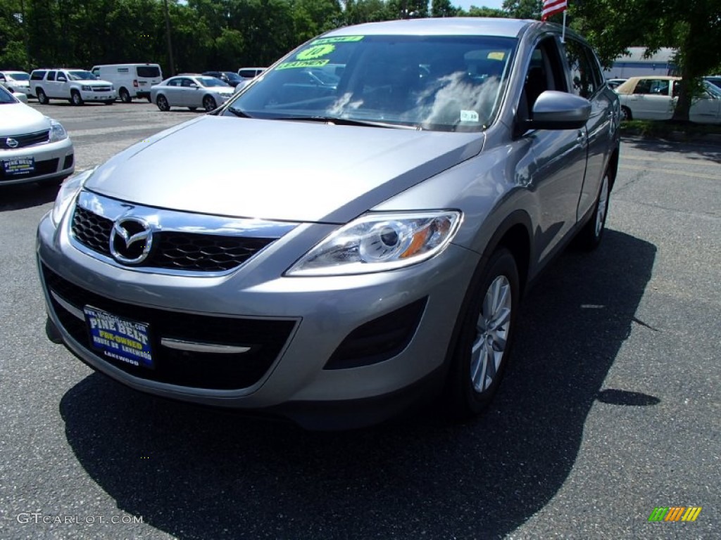 2010 CX-9 Touring AWD - Liquid Silver Metallic / Black photo #1