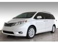 2013 Super White Toyota Sienna XLE  photo #1