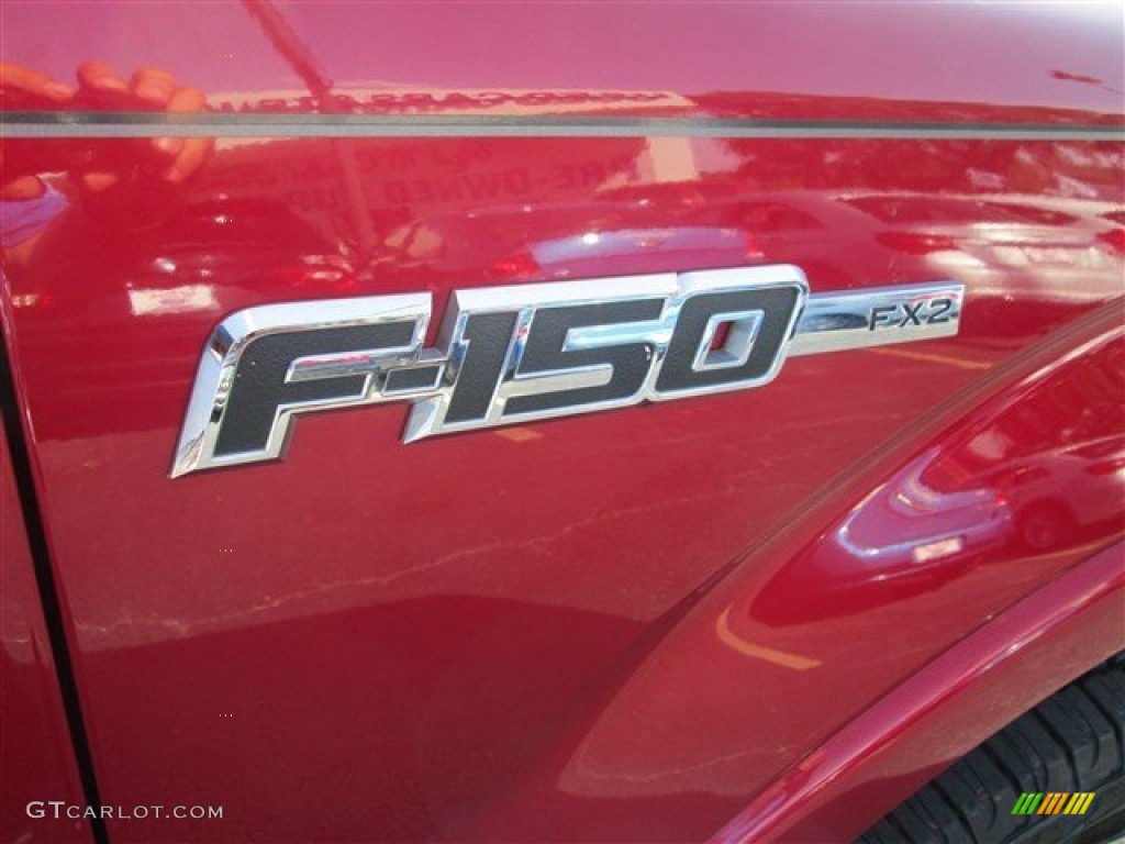 2010 F150 FX2 SuperCrew - Red Candy Metallic / Black photo #2