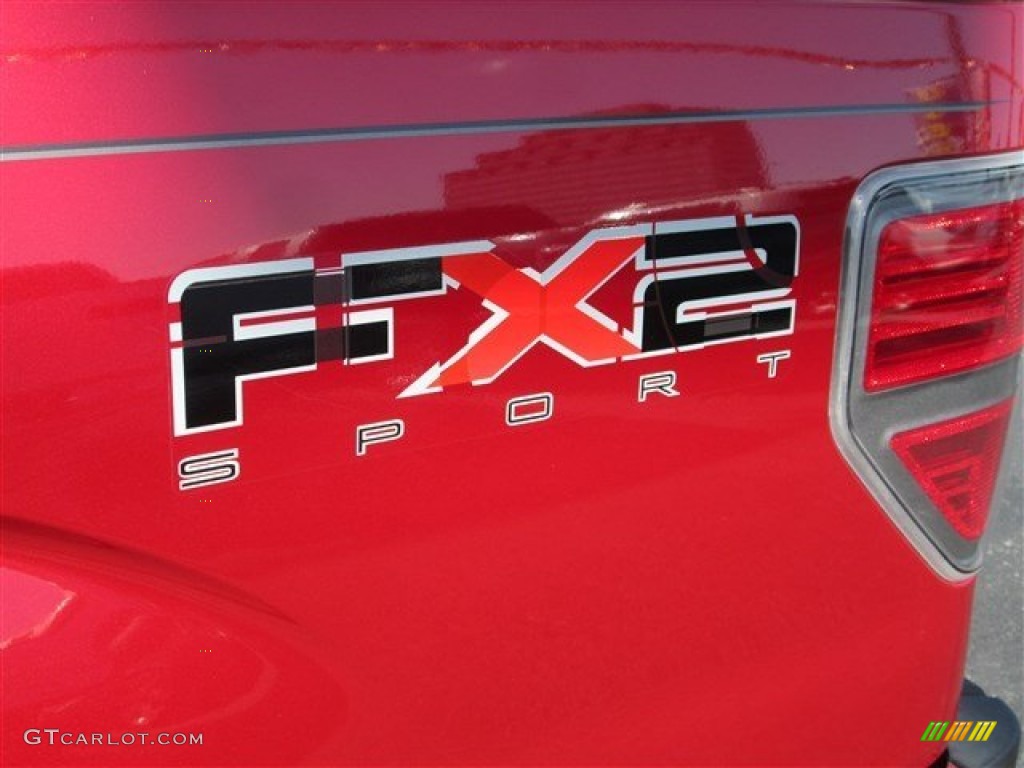2010 F150 FX2 SuperCrew - Red Candy Metallic / Black photo #8