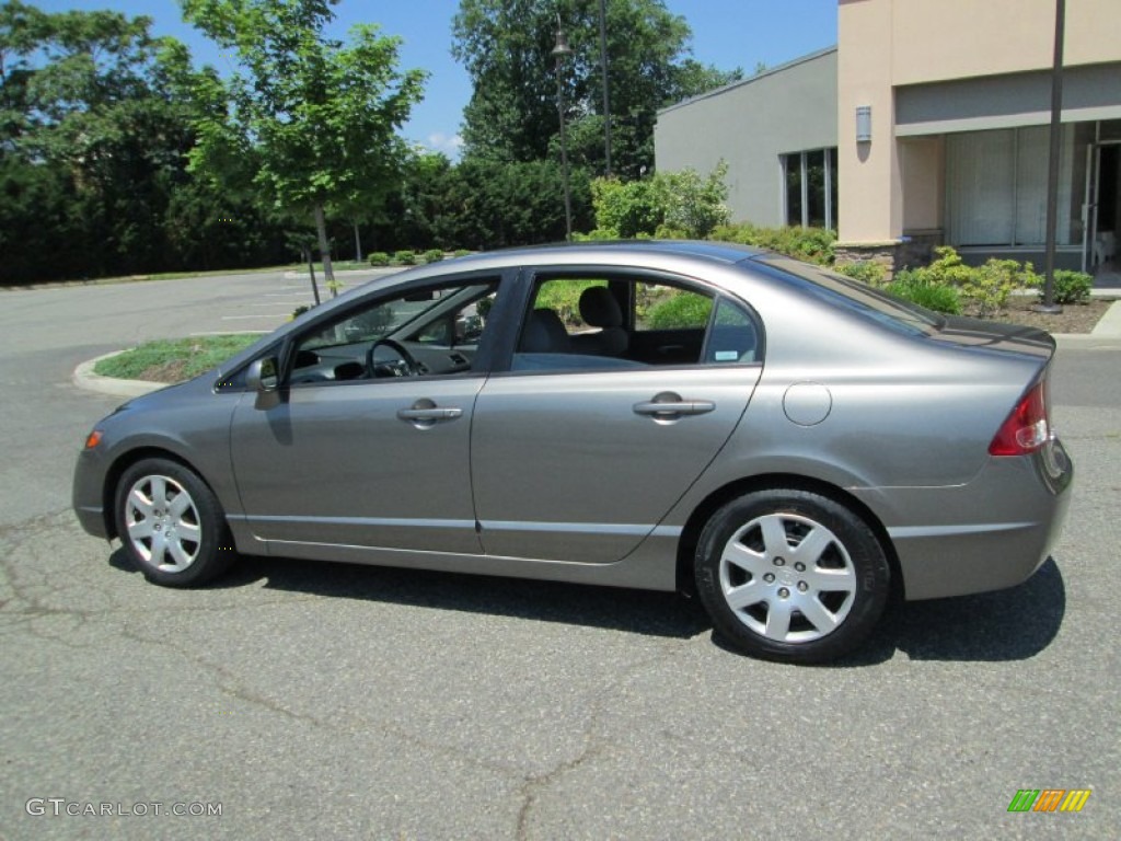 Galaxy Gray Metallic 2008 Honda Civic LX Sedan Exterior Photo #82530404