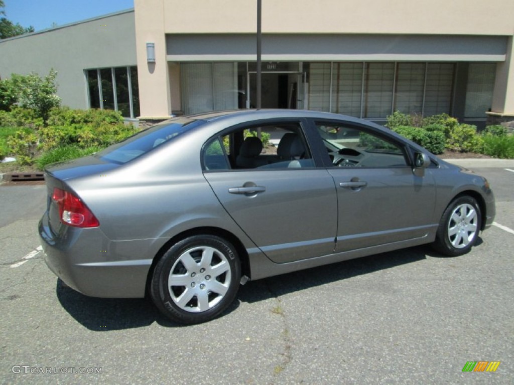 Galaxy Gray Metallic 2008 Honda Civic LX Sedan Exterior Photo #82530486