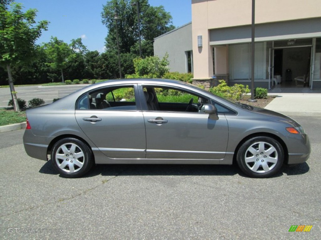 Galaxy Gray Metallic 2008 Honda Civic LX Sedan Exterior Photo #82530512