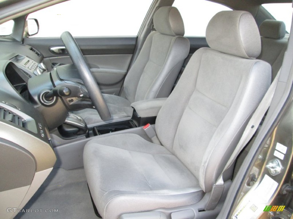 Gray Interior 2008 Honda Civic LX Sedan Photo #82530617