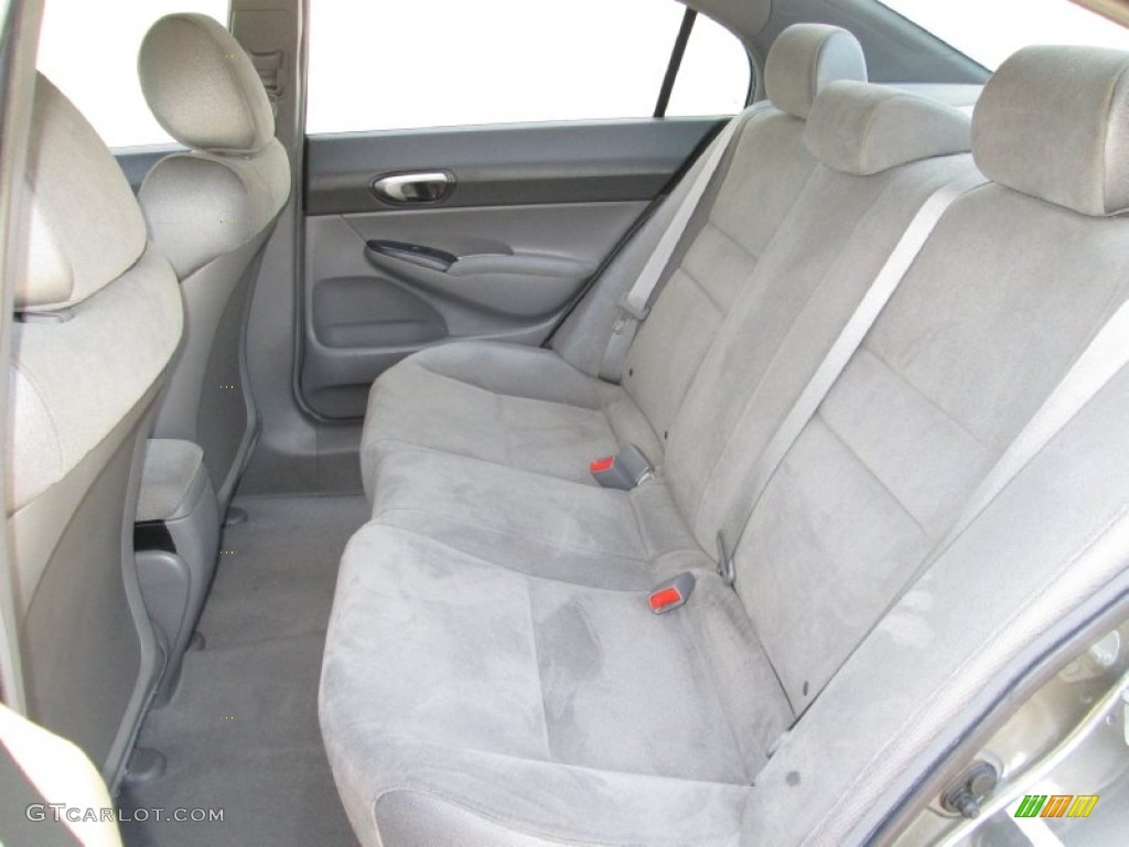 2008 Honda Civic LX Sedan Rear Seat Photo #82530722