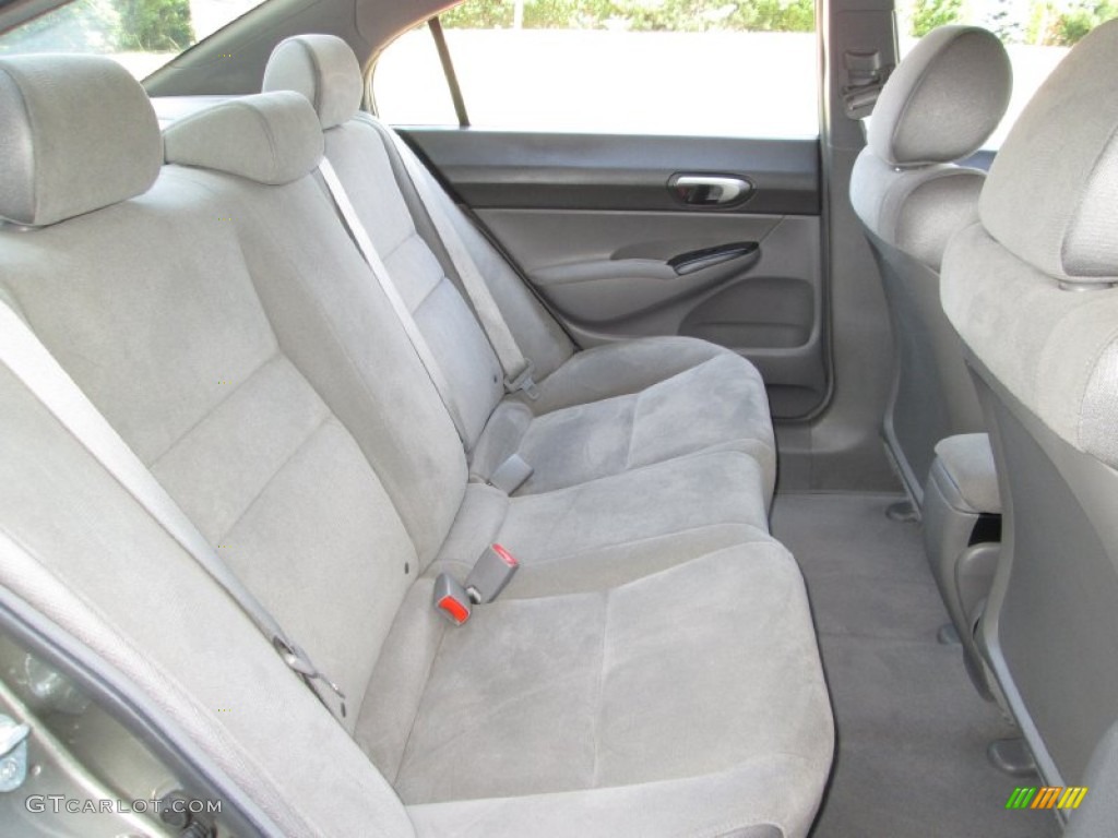 2008 Honda Civic LX Sedan Rear Seat Photo #82530740