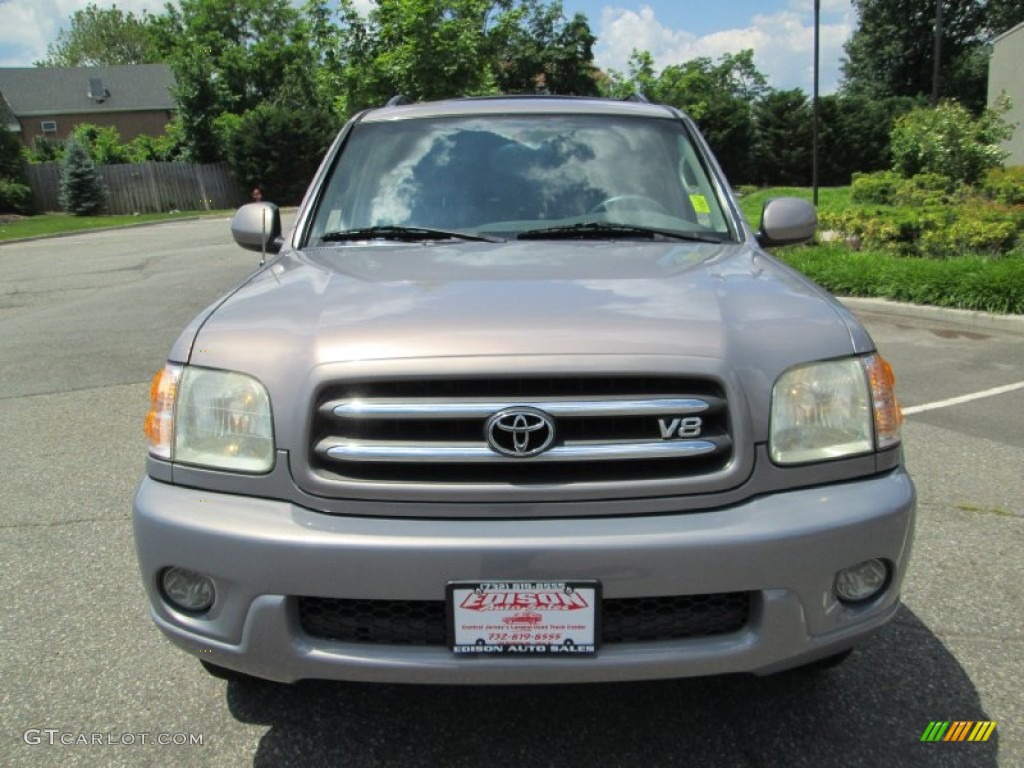 2002 Sequoia Limited 4WD - Silver Sky Metallic / Charcoal photo #12