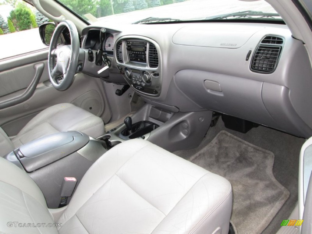 2002 Toyota Sequoia Limited 4WD Charcoal Dashboard Photo #82531386