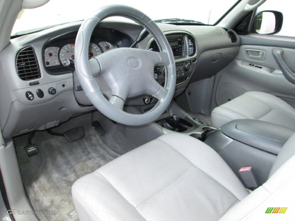 Charcoal Interior 2002 Toyota Sequoia Limited 4WD Photo #82531404