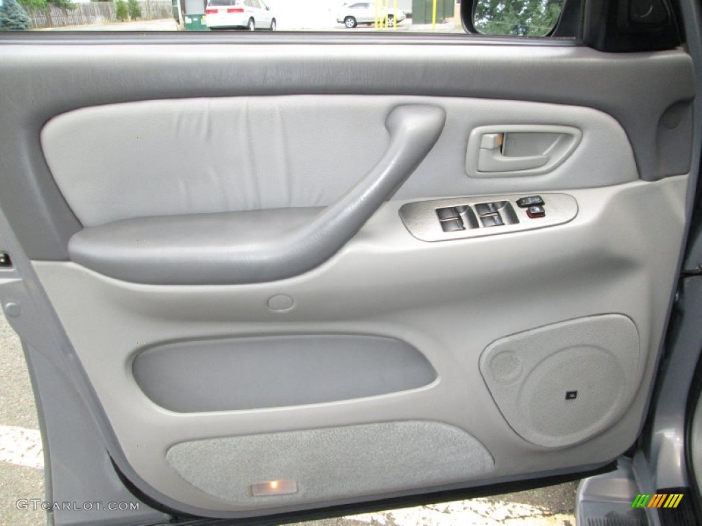 2002 Toyota Sequoia Limited 4WD Charcoal Door Panel Photo #82531730