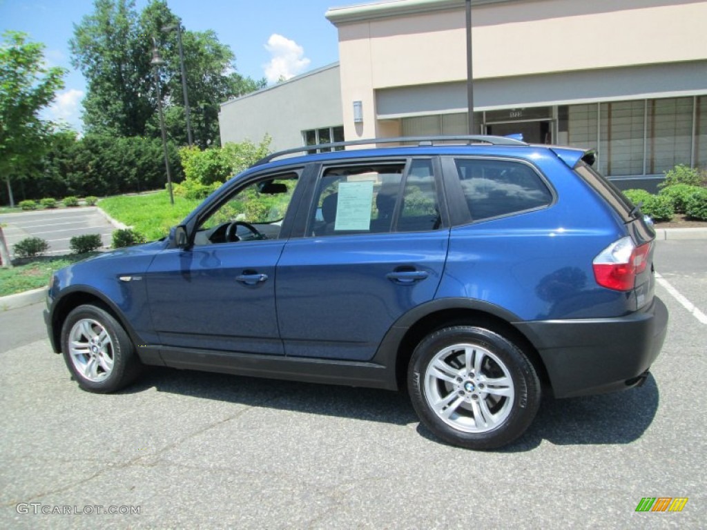 2005 X3 3.0i - Mystic Blue Metallic / Black photo #4