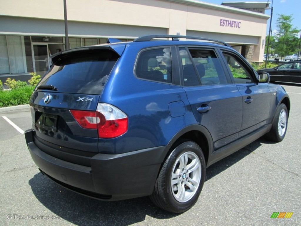 2005 X3 3.0i - Mystic Blue Metallic / Black photo #7