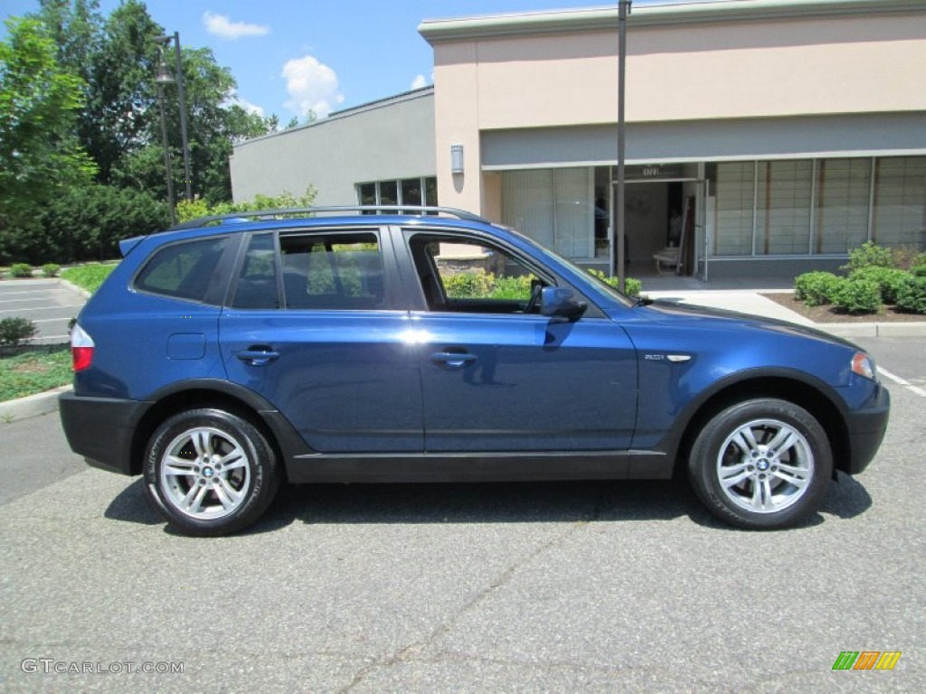 2005 X3 3.0i - Mystic Blue Metallic / Black photo #9