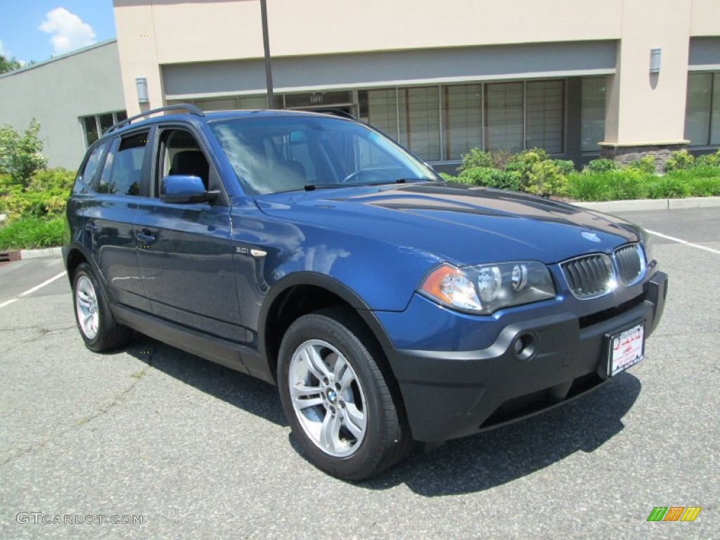 Mystic Blue Metallic 2005 BMW X3 3.0i Exterior Photo #82532186