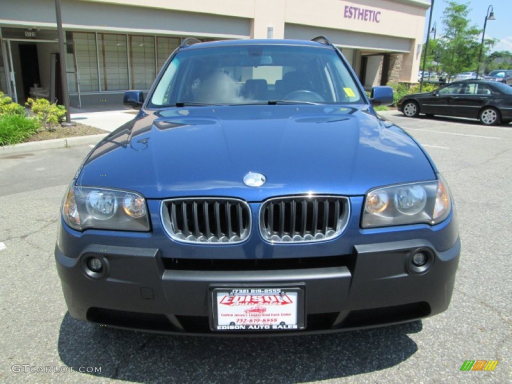 2005 X3 3.0i - Mystic Blue Metallic / Black photo #12