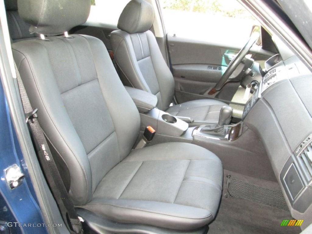 2005 X3 3.0i - Mystic Blue Metallic / Black photo #14