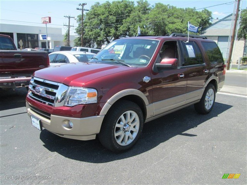 Autumn Red Metallic 2012 Ford Expedition King Ranch Exterior Photo #82532700
