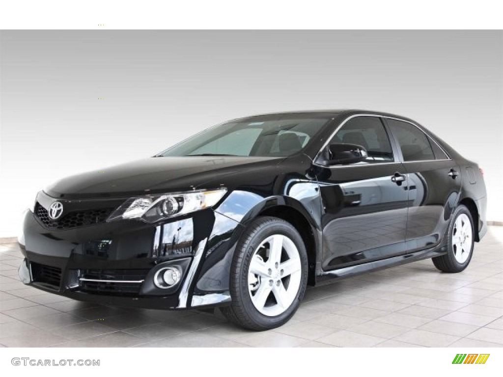 2013 Camry SE - Attitude Black Metallic / Black photo #1