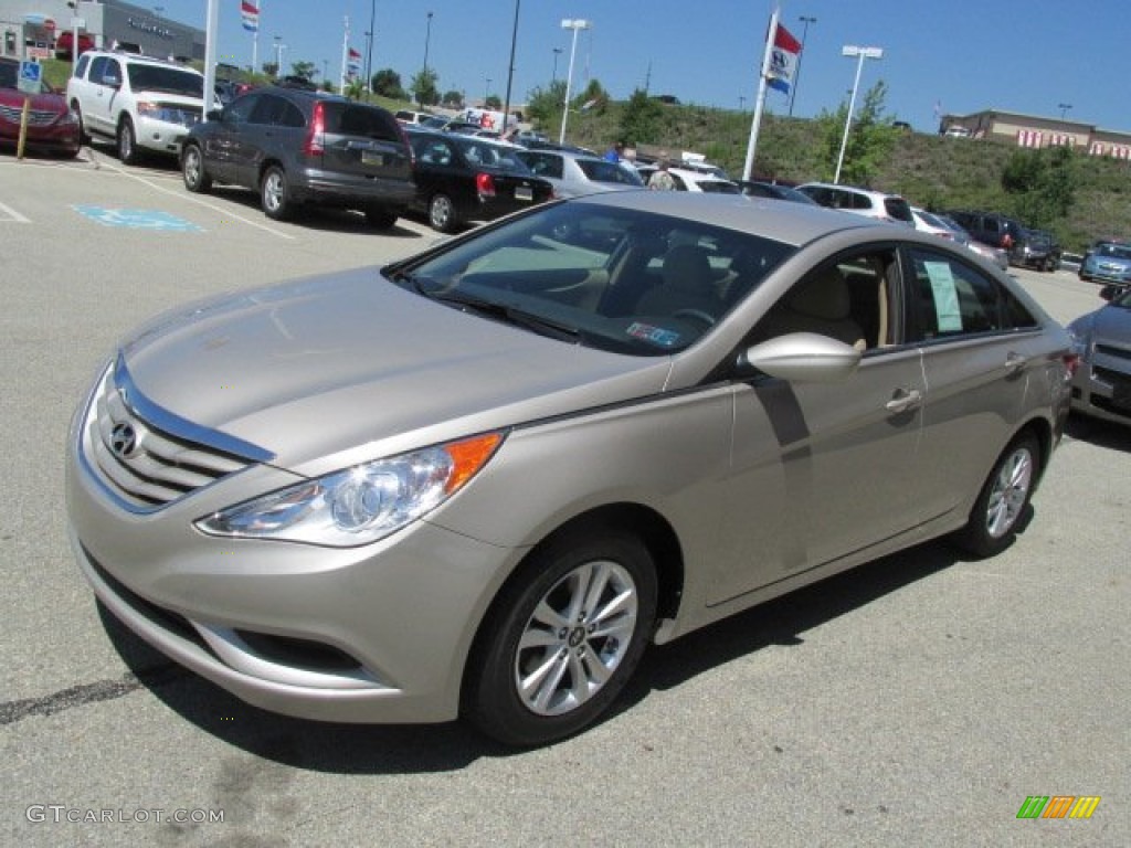 Camel Pearl 2011 Hyundai Sonata GLS Exterior Photo #82533404