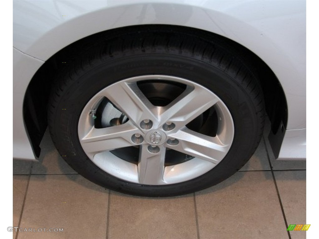 2013 Camry SE - Classic Silver Metallic / Black/Ash photo #7