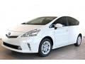 2013 Blizzard White Pearl Toyota Prius v Three Hybrid  photo #7