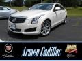 2013 White Diamond Tricoat Cadillac ATS 2.0L Turbo Luxury  photo #1