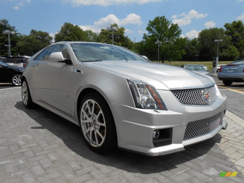 Radiant Silver Metallic 2013 Cadillac CTS -V Coupe Exterior Photo #82536911