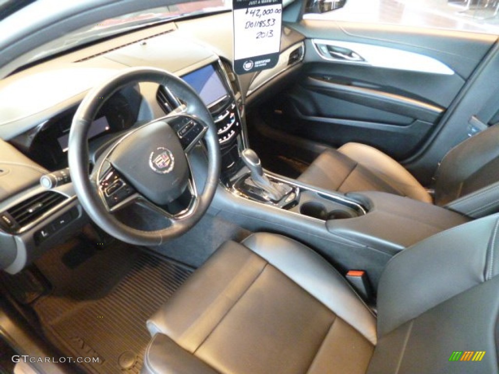 Jet Black/Jet Black Accents Interior 2013 Cadillac ATS 3.6L Luxury AWD Photo #82537720