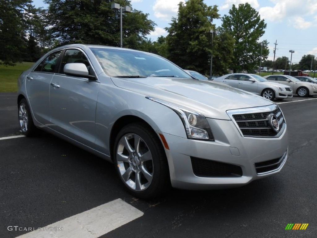 Radiant Silver Metallic 2013 Cadillac ATS 2.0L Turbo Exterior Photo #82537895