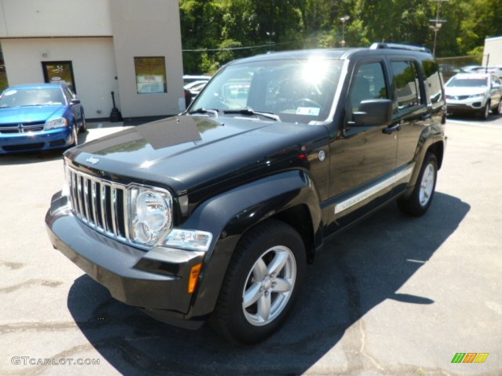 Brilliant Black Crystal Pearl 2010 Jeep Liberty Limited 4x4 Exterior Photo #82538261