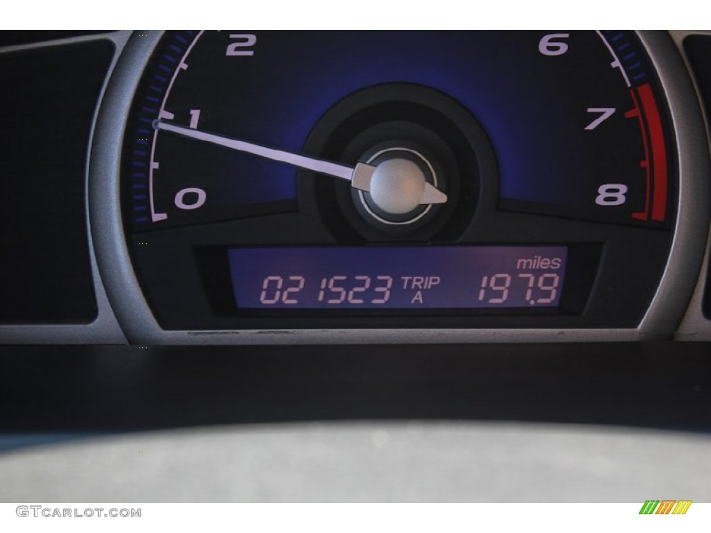 2010 Civic LX Sedan - Crystal Black Pearl / Gray photo #12