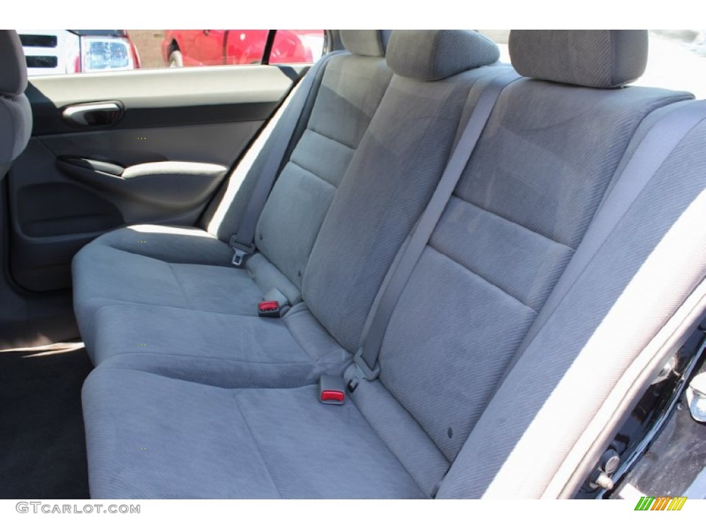 2010 Civic LX Sedan - Crystal Black Pearl / Gray photo #15