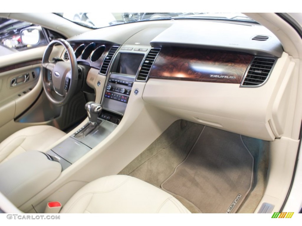 2012 Ford Taurus Limited Light Stone Dashboard Photo #82538674