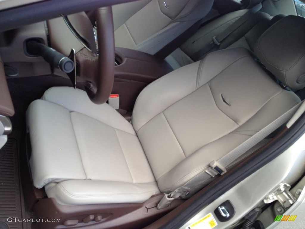 Light Platinum/Brownstone Accents Interior 2013 Cadillac ATS 2.0L Turbo Performance AWD Photo #82539737