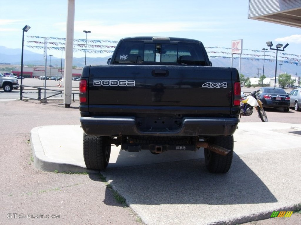1999 Ram 2500 Sport Extended Cab 4x4 - Black / Agate photo #9