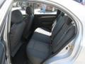 2007 Chevrolet Aveo Charcoal Black Interior Rear Seat Photo