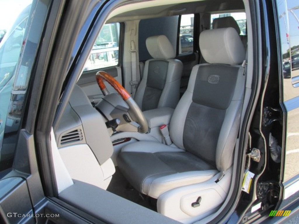 Dark Slate Gray/Light Graystone Interior 2007 Jeep Commander Overland 4x4 Photo #82540424