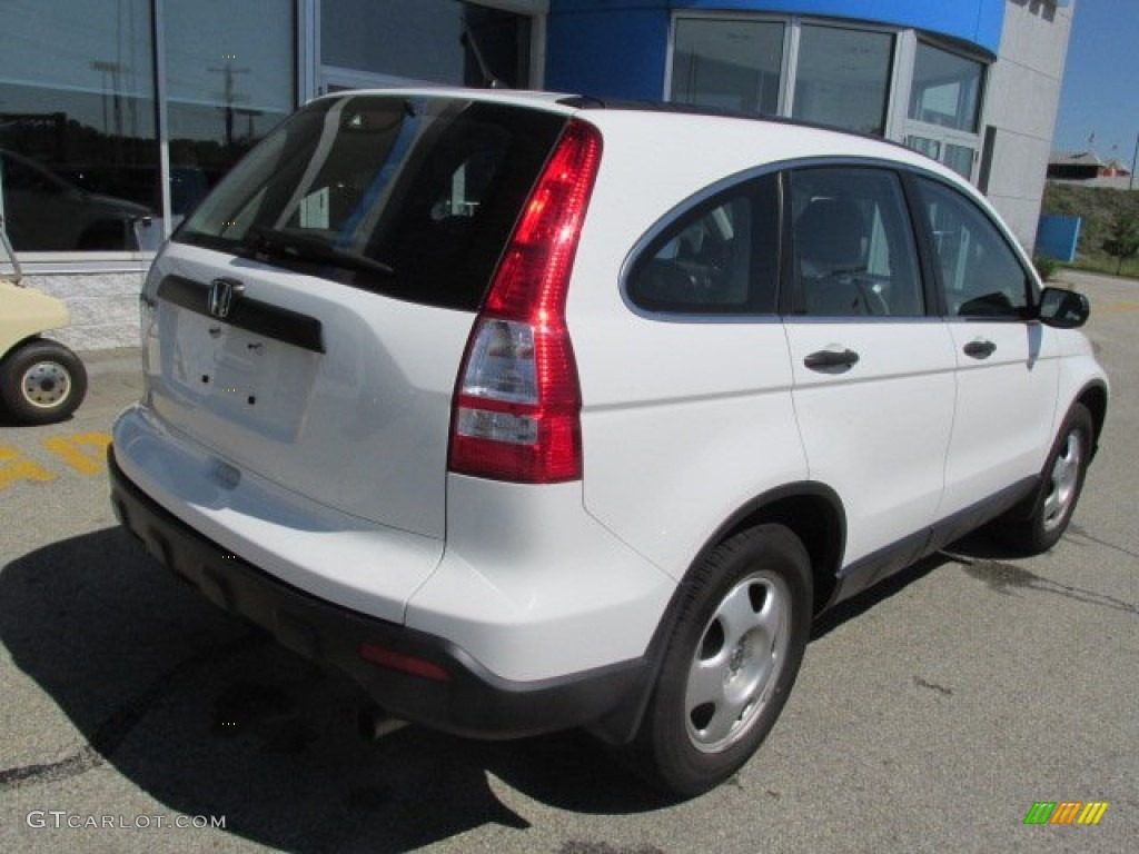 2007 CR-V LX 4WD - Taffeta White / Gray photo #8