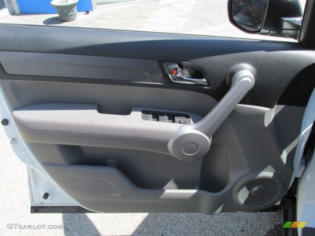 2007 CR-V LX 4WD - Taffeta White / Gray photo #10