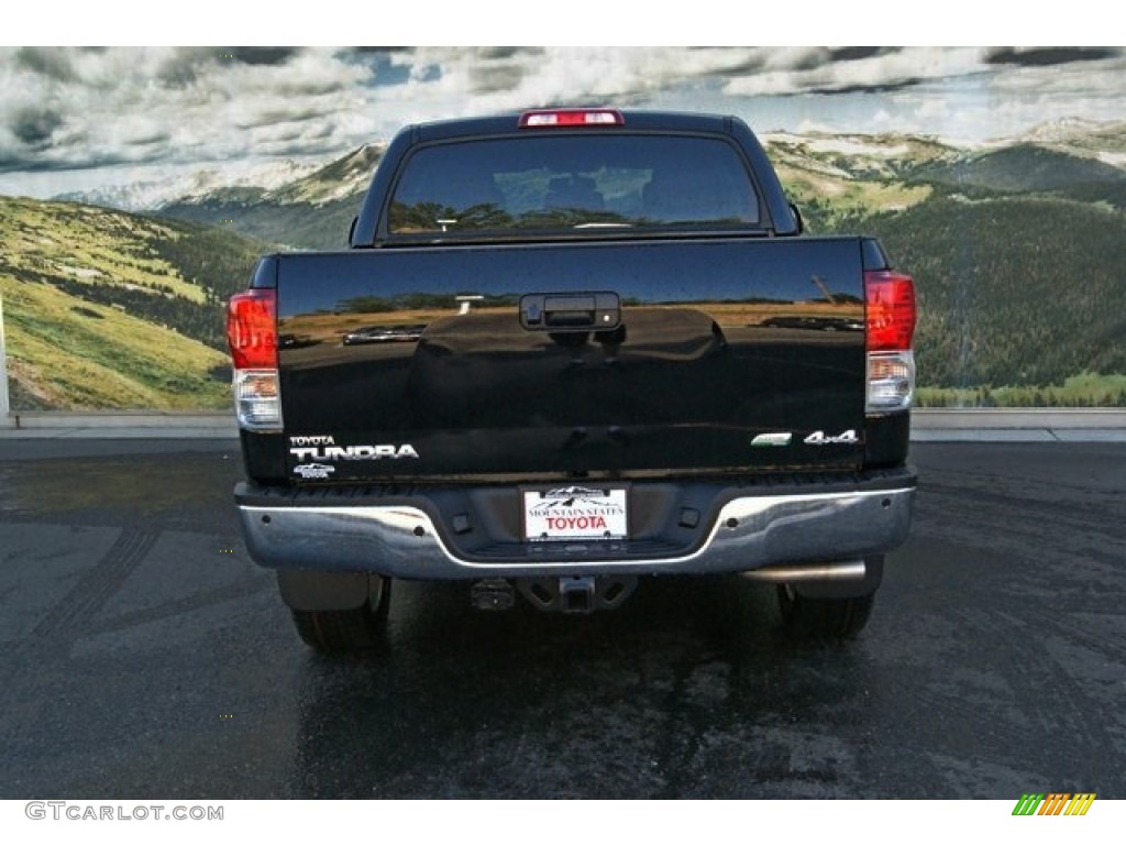 2013 Tundra Platinum CrewMax 4x4 - Black / Red Rock photo #4