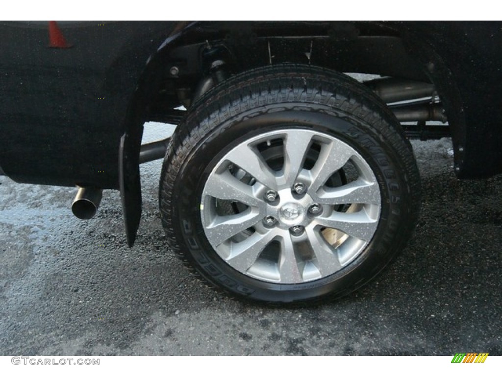 2013 Tundra Platinum CrewMax 4x4 - Black / Red Rock photo #9